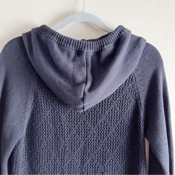 Prana Sugar Beach Hooded Sweater 100% Organic Cotton in Black, Size Small - Picture 10 of 12